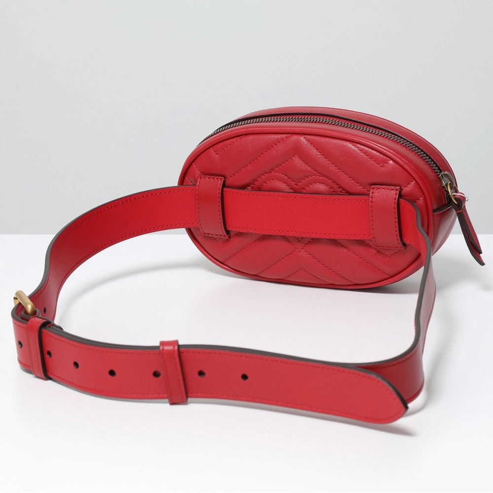 ❤️✨GORGEOUS ✨❤️ GUCCI BUM WAIST LEATHER ZIPPER BAG - Picture 6 of 16
